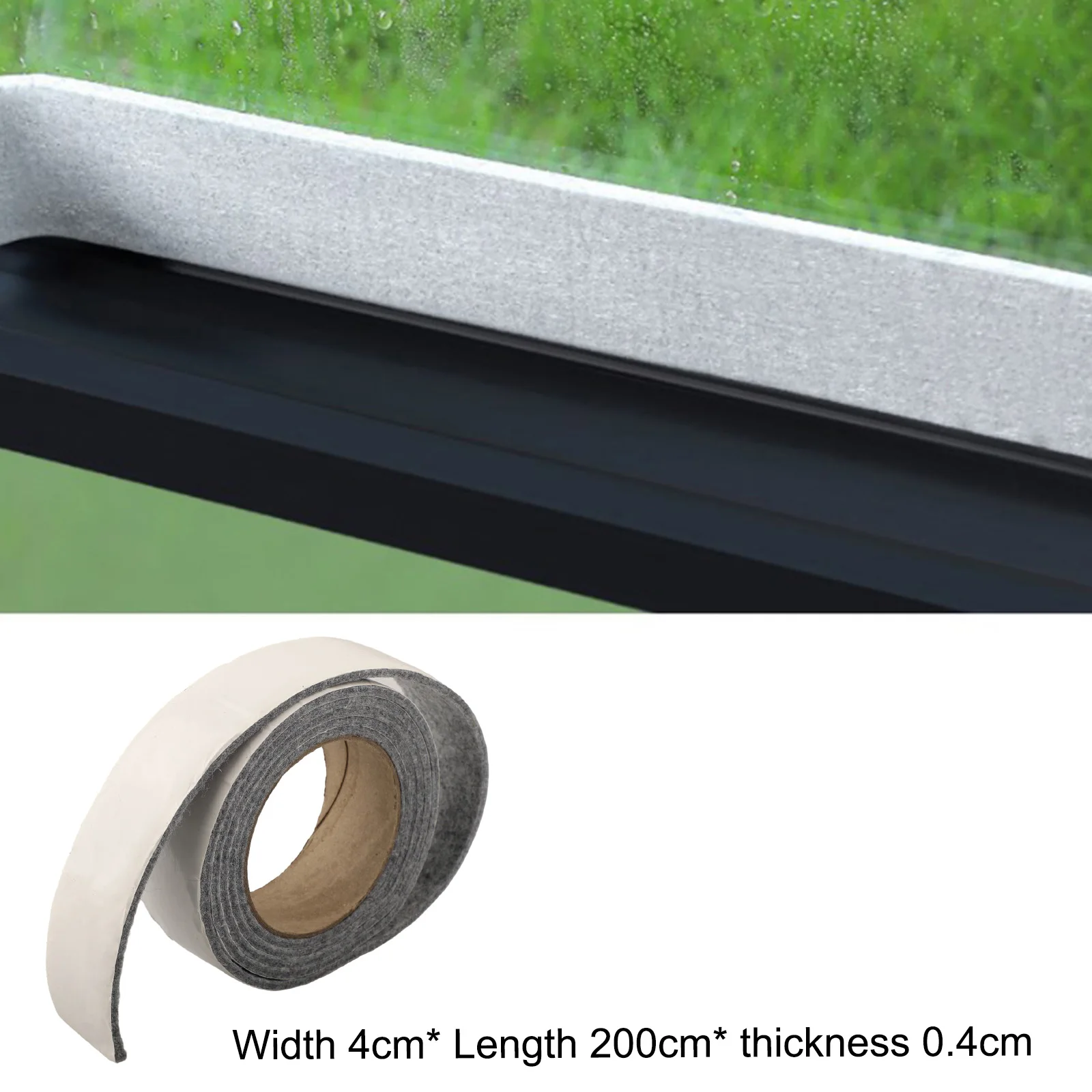 

Антиконденсационные оконные полоски, 2 рулона, 2 м в рулоне, самопоглощающие водопоглощающие полоски для снижения влаги и воды.