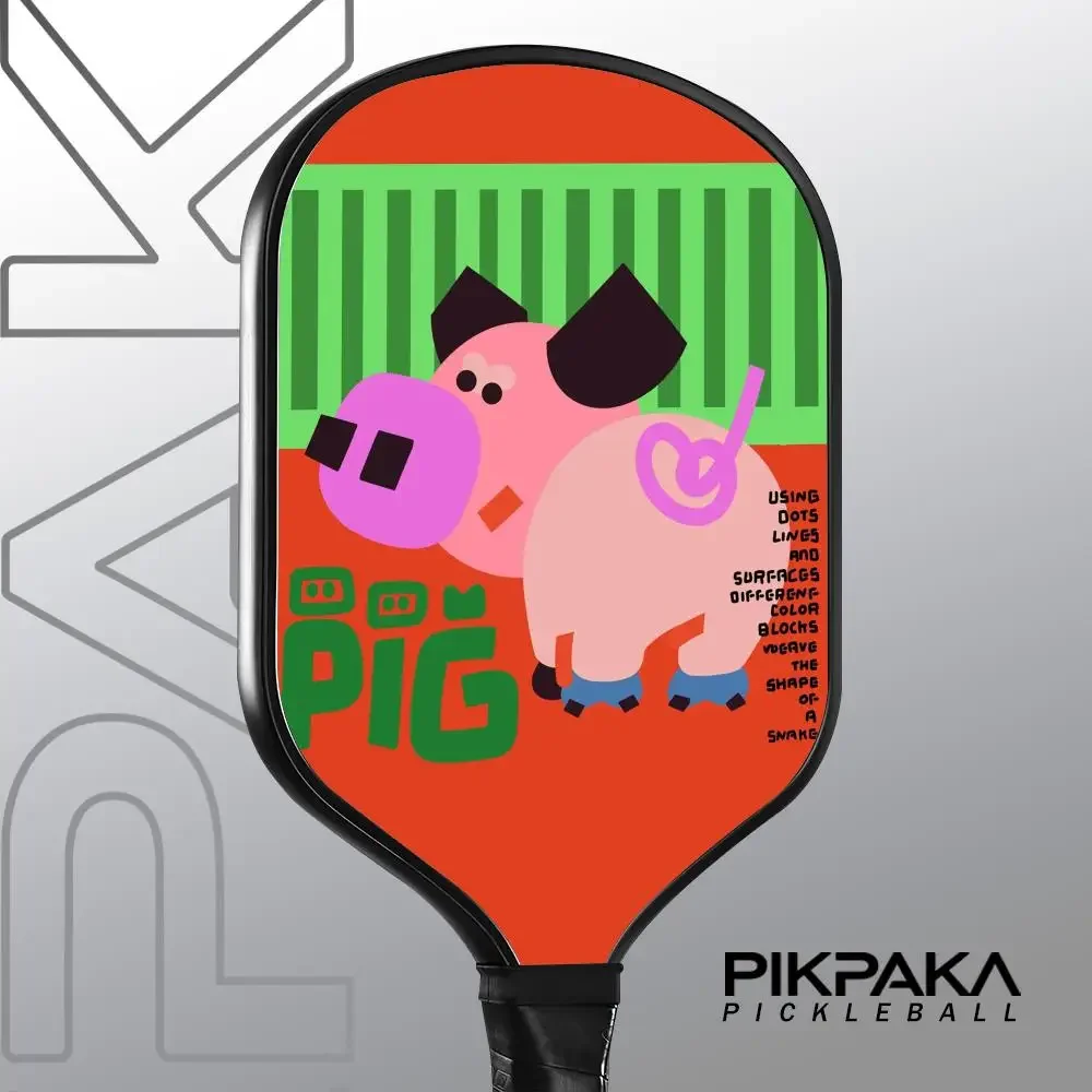 

Pickleball Paddle T700 Carbon Fiber 16MM Honeycomb Core Sandblasting Surface Comfort Grip Racket Chinese Zodiac Print