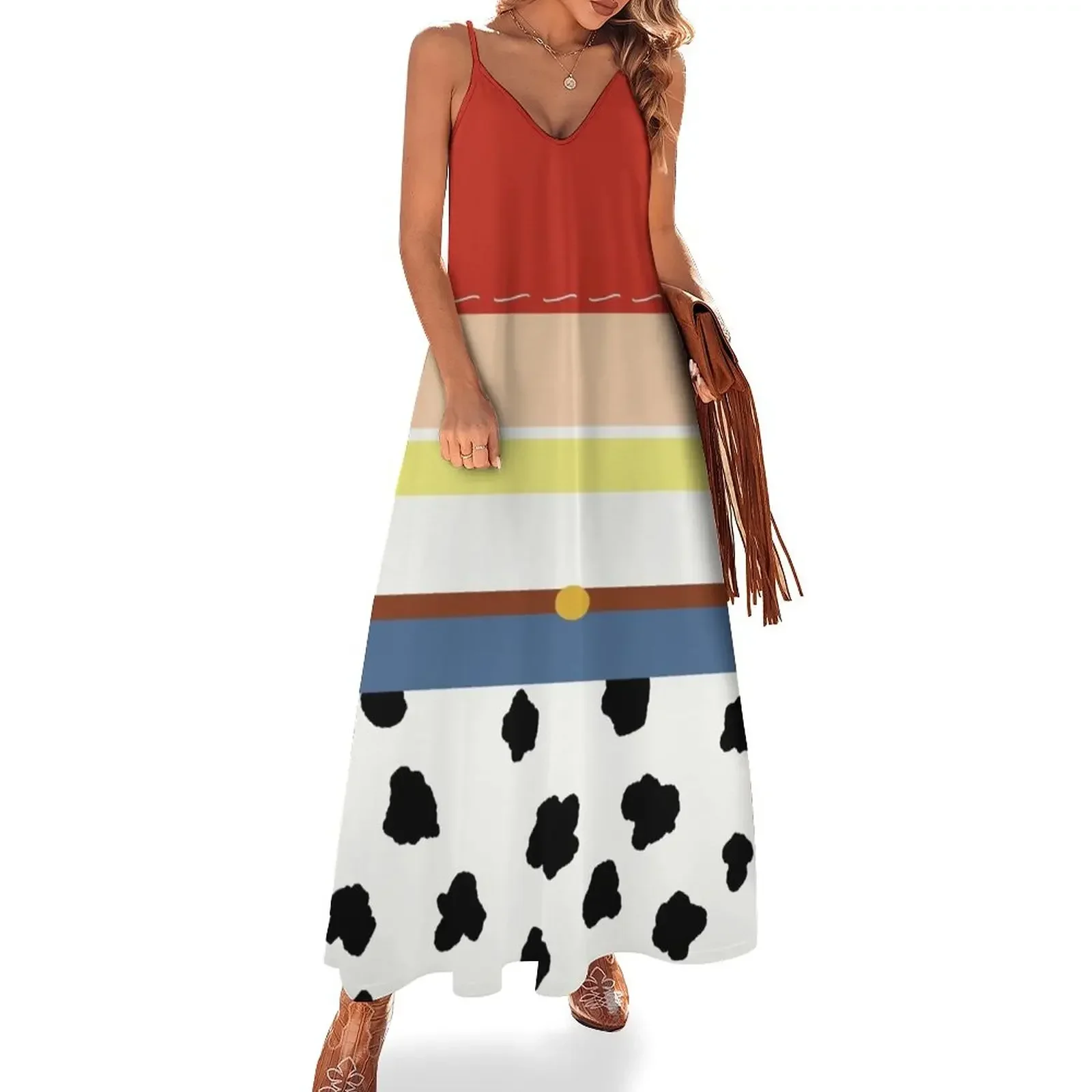 

The Yodeling Cowgirl Sleeveless Dress cocktail dresses Women's summer skirt dress for women summer outfits for women 2024 Dress