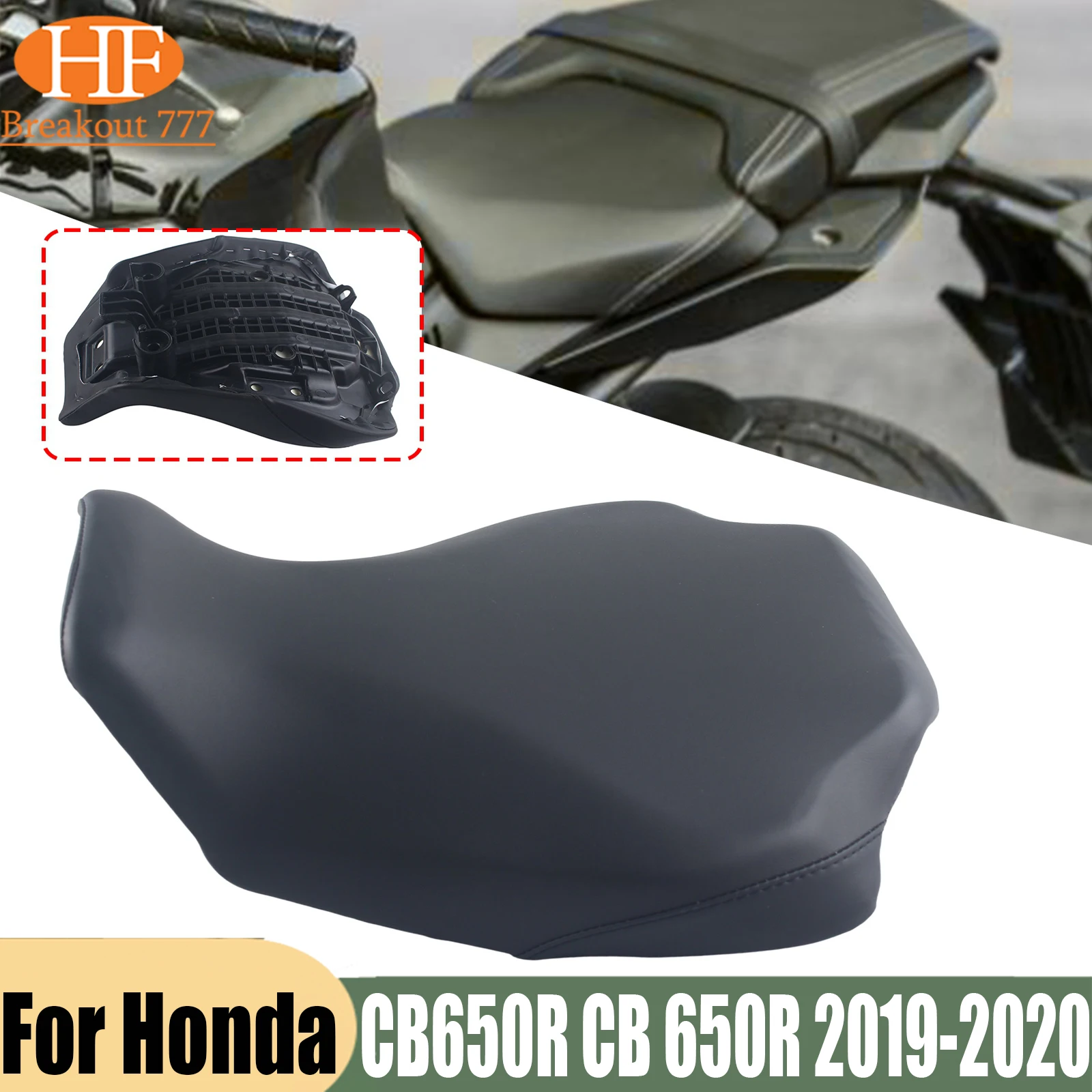 For Honda CB650R CB 650R 2019-2020 Motorcycle Front Rider Driver Seat Saddle Cushion