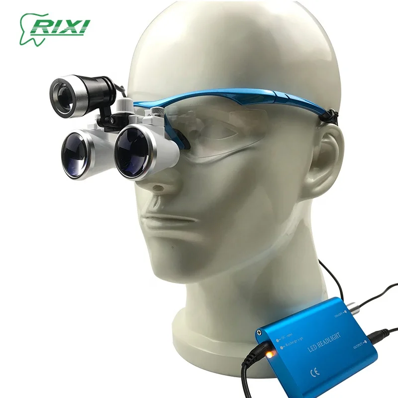 3.5x 2.5x Magnification binocular Loupes with led head-light