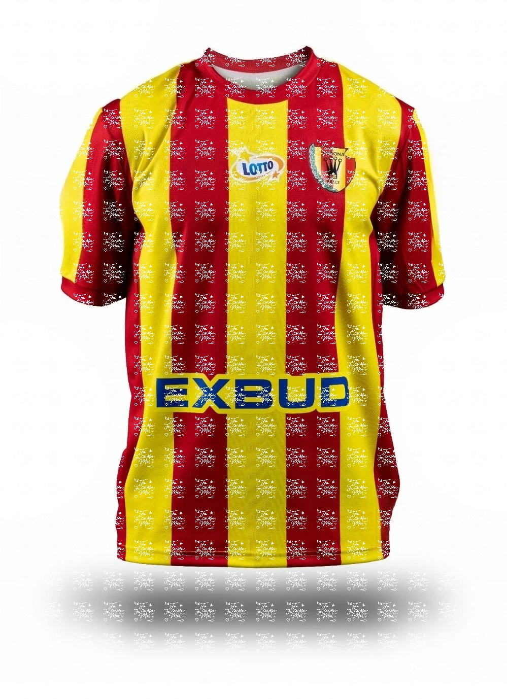 ملابس رياضية من سلسلة KORona Kielce 25-26، ملابس كرة قدم، قمصان علوية مطبوعة رقمية ثلاثية الأبعاد سريعة الجفاف للرجال والنساء بين الوالدين والطفل