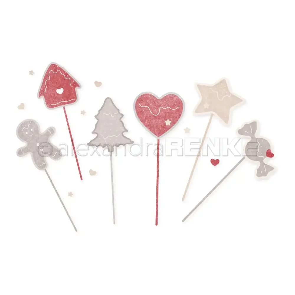 Christmas Like a lollipop  Metal Cutting Frame Gingerbread Man dies 2024 New Templates DIY Scrapbooking Paper Making Crafts Cuts