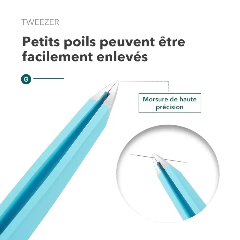 MR.GREEN – pince à sourcils colorée, extracteur de poils fins, en acier inoxydable, pinces à sourcils inclinées, outils de maquillage