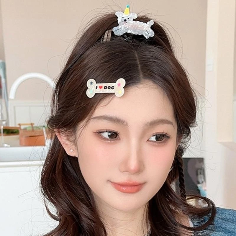 

5asd модный набор заколок для волос с героями мультфильмов «Кошки едят рыбу», уникальные заколки для волос, модные аксессуары