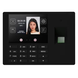 Multi functional attendance machine fingerprint recognition password recognition facial recognition three in one function