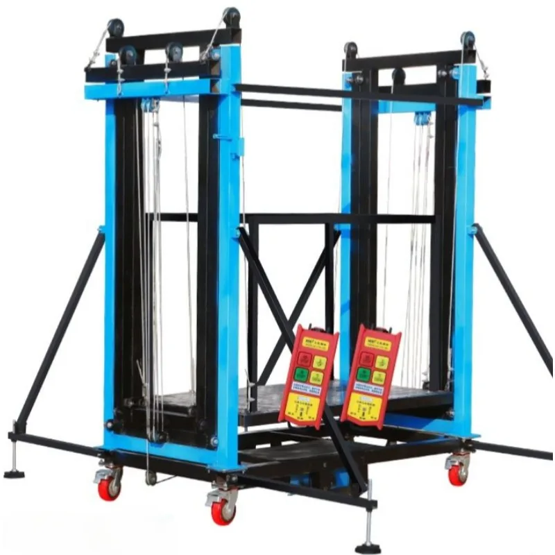 

2-12m 500kg Electric Mobile Scaffolding Foldable Portable Remote Control Lifting Platform For Work Other Ladders & Scaffoldings