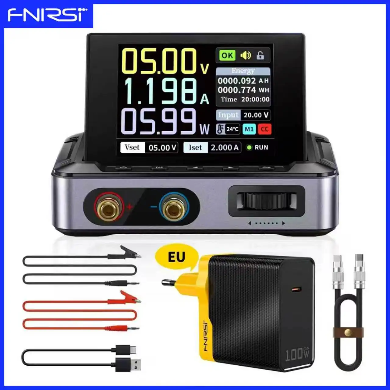 FNIRSI DPS-150 Programmierbares CNC Einstellbares DC-Netzteil 30V 5A 150W Labor-Tischnetzteil für Elektronik-Reparatur