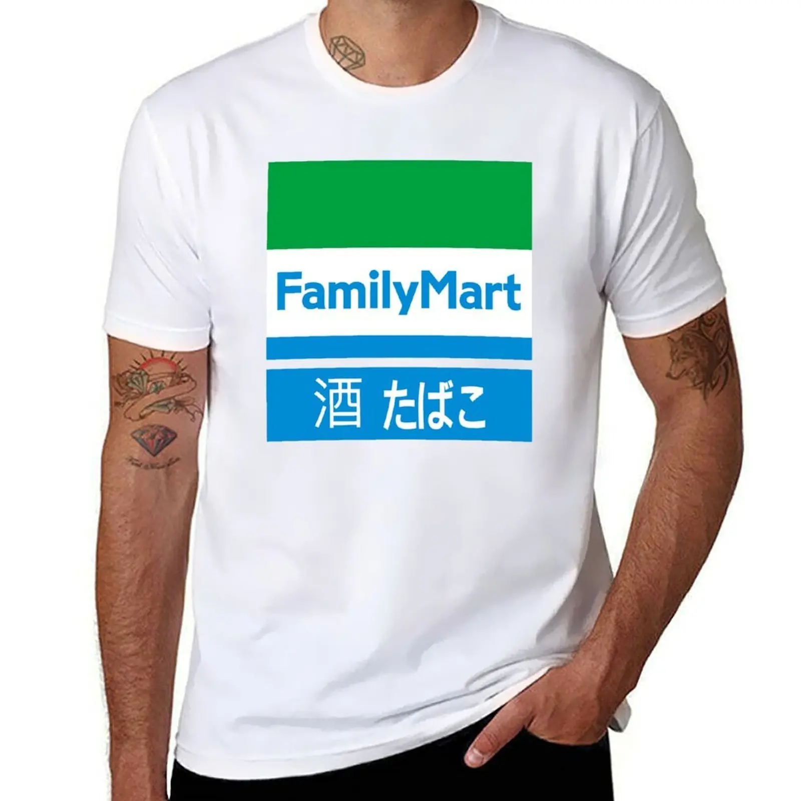 

Family Mart T-Shirt anime tshirt t shirts for man slim fit T-Shirt