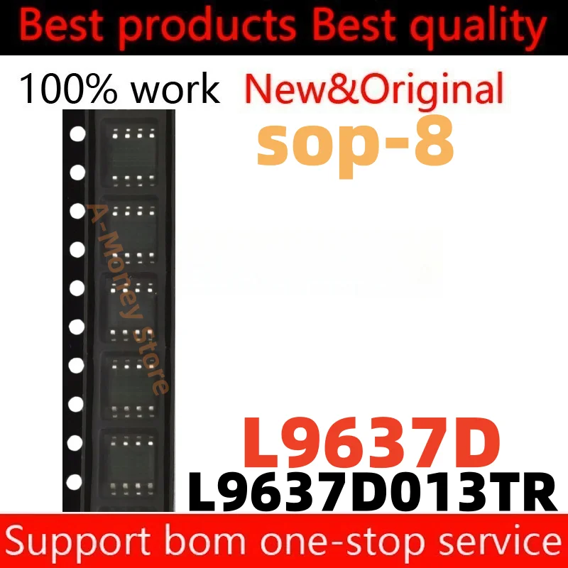 

(2-5pcs)L9637D L9637DTR L9637D013TR 9637D sop-8