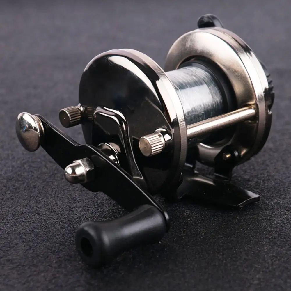 

Winter Mini Trolling Ice Fishing Reel Spinning Wheel Fish Tackle Tool with Line Saltwater Freshwater Fish Equipment Accessories