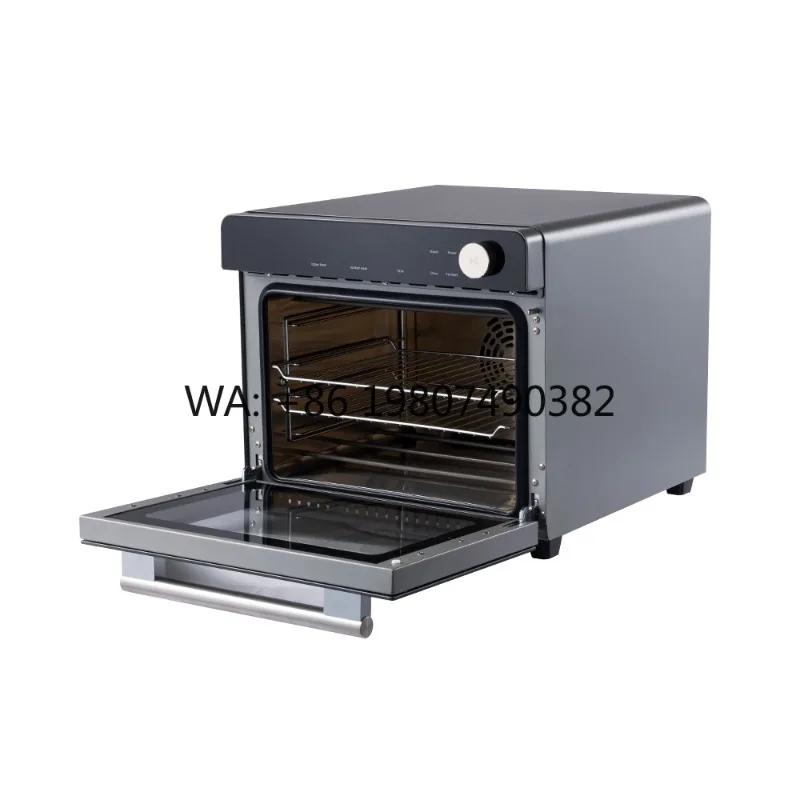 35L Stainless Steel Convection Oven, 1650W High Power, Commercial Countertop Grill, Multi Baking Kitchen Appliance