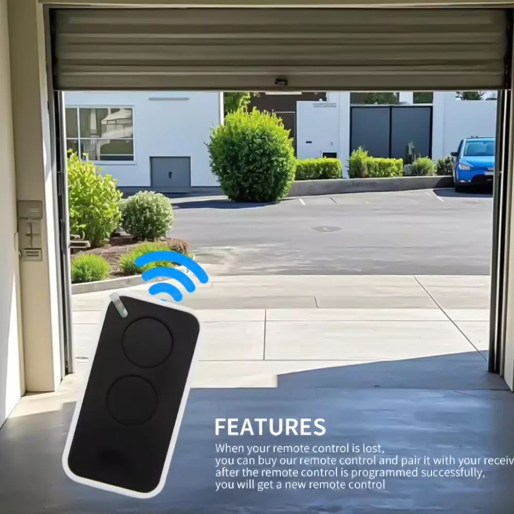 NICE INTI 433MHz FLORS FLO2RS FLO4RS FLOR-S FLO2R-S FLO4R-S ERA INTI2 433.92MHz ローリングコード ガレージドアリモコン