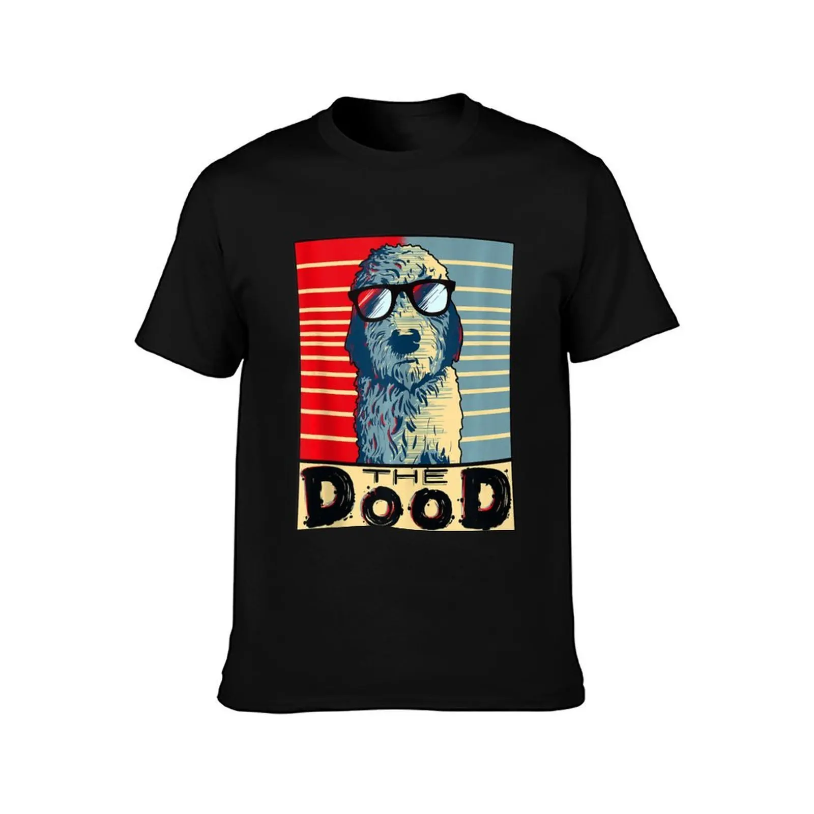 Funny Goldendoodle Gift Golden Doodle The Dood T-Shirt Summer Casual Cotton Tee Oversized Streetwear Tops Unisex Men Women