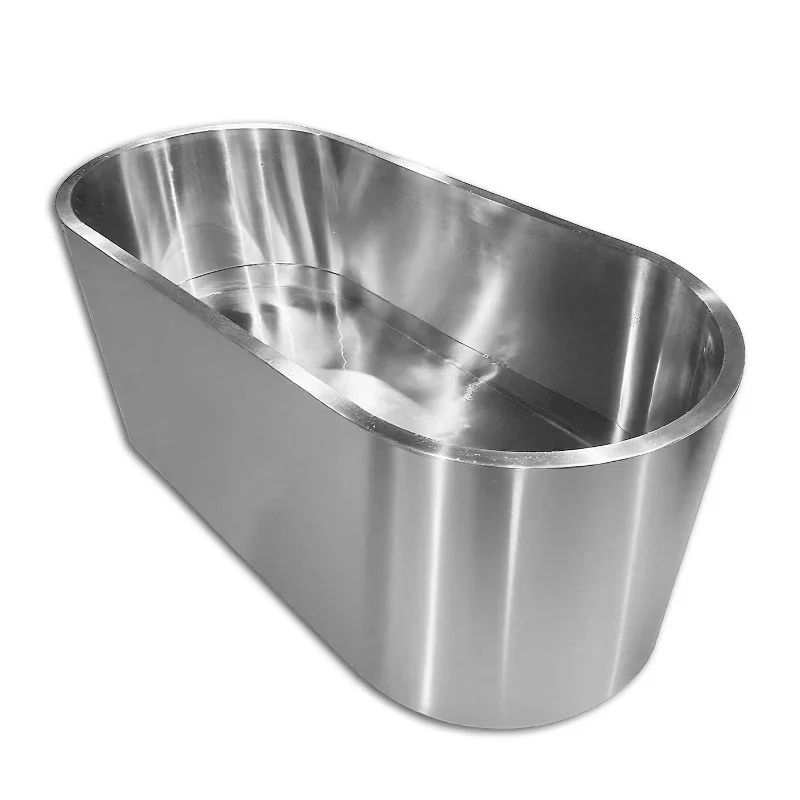 

Портативная ванна из нержавеющей стали для 1-2 человек, для холодной воды, с крышкой.