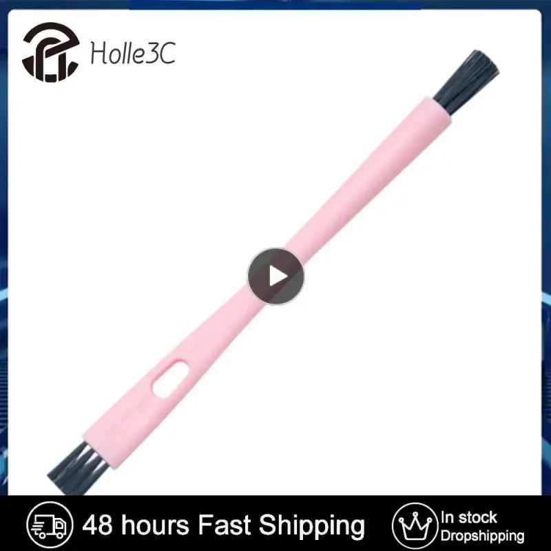 فرشاة ماكينة صنع القهوة السميكة المضادة للارتداء ، مطحنة القهوة ، فرشاة تنظيف مزدوجة الرأس ، مرطب بلاستيكي ، فرشاة صغيرة للبعوض ، جديدة