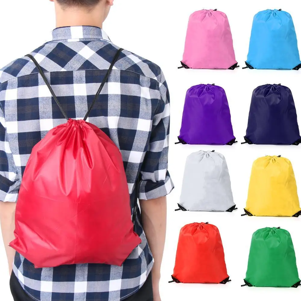 

Casual Portable Schoolbag Travel Shopping Rucksack Sports Backpack Backpack Drawstring Bag