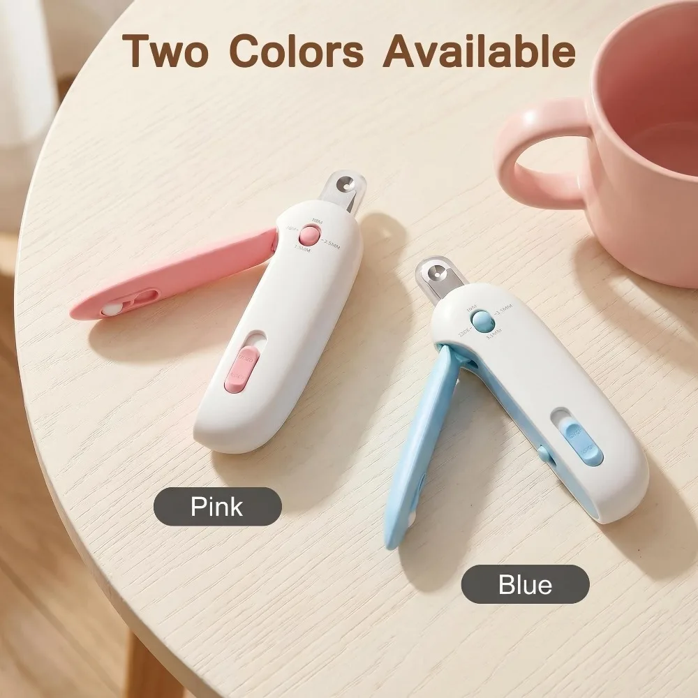 Pet Grooming Care Tools - Adjustable Hole Position Pet Nail Trimmer - Small/Large Nail Scissors for Cats and Dogs.