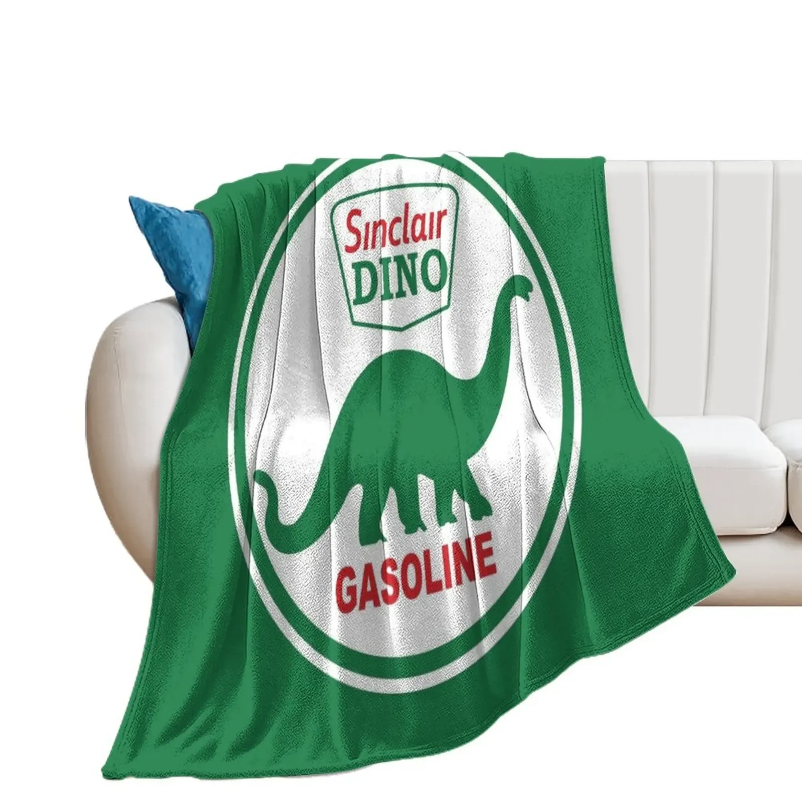 Sinclair Dino Gasoline Throw Blanket Thermals For Travel christmas decoration Sofas Personalized Gift Blankets