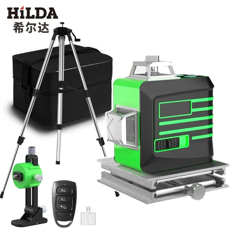 

Hilda/Hilda Factory Direct Sales Green Light 12 Line 16 Line Level High Precision Automatic Line Gradienter