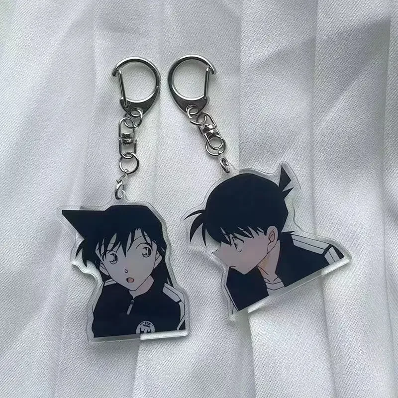 Anime Characters Kudou Shinichi Rachel Moore Couples Keyrings Backpack Pendant Accessory Acrylic Keychain Animation Derivatives