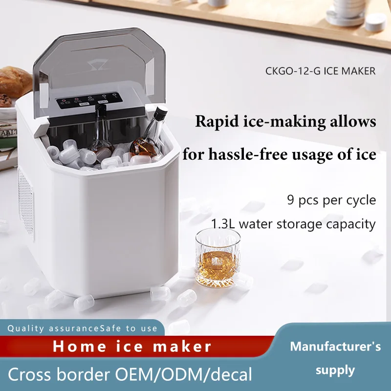 nugget ice makers Commercial Small Dormitory 가정용제빙기Home Automatic Mini Student Ice Cube Making Machine Wholesale쿠쿠 제빙기