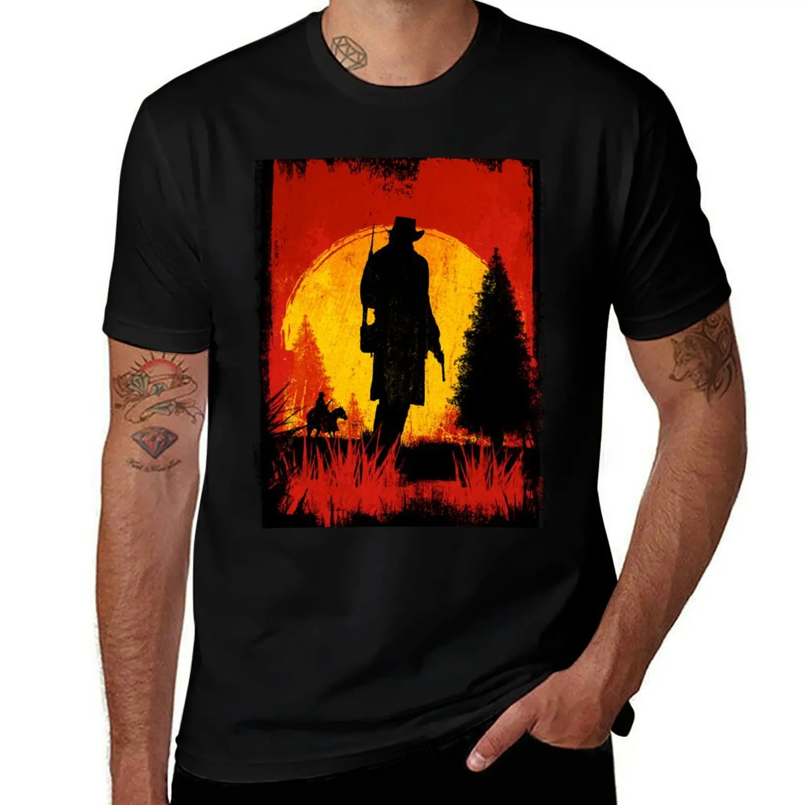 

RDR T-Shirt anime t shirts for man g man t shirts for men cotton t shirt pack T-Shirt