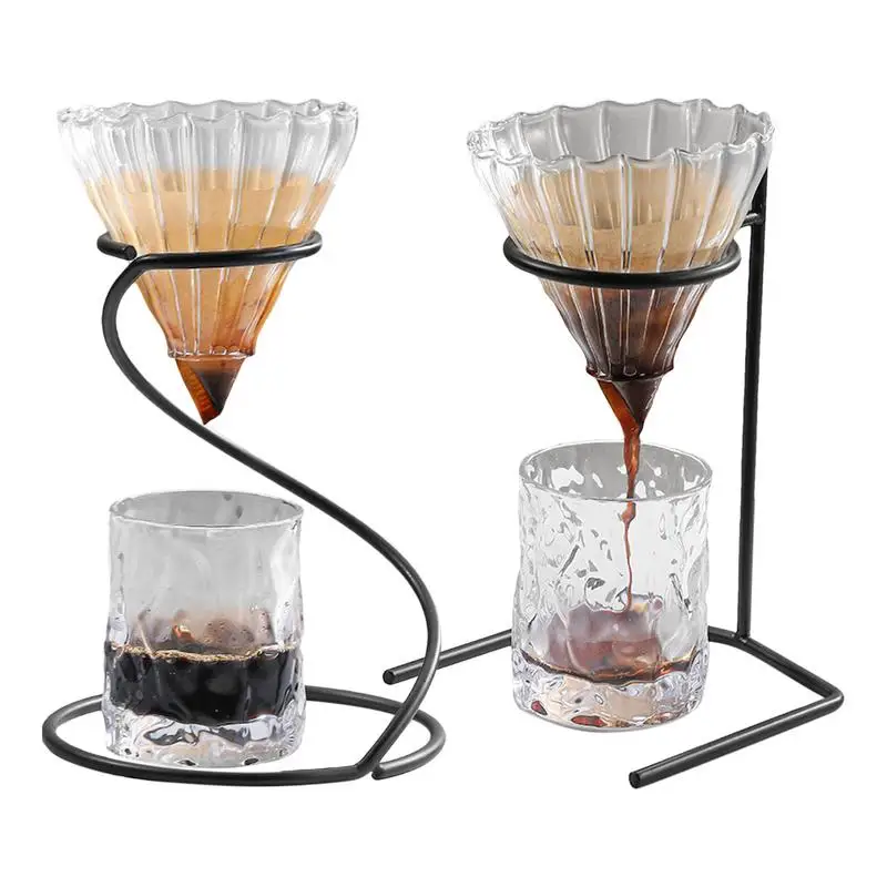 Giet Over Koffiezetmachine Stand Metaal Giet Over Koffie Druppelaar Stand Coffee Stand Rek Druppelaar Filter Cup Houder Voor Handmatig Zetten