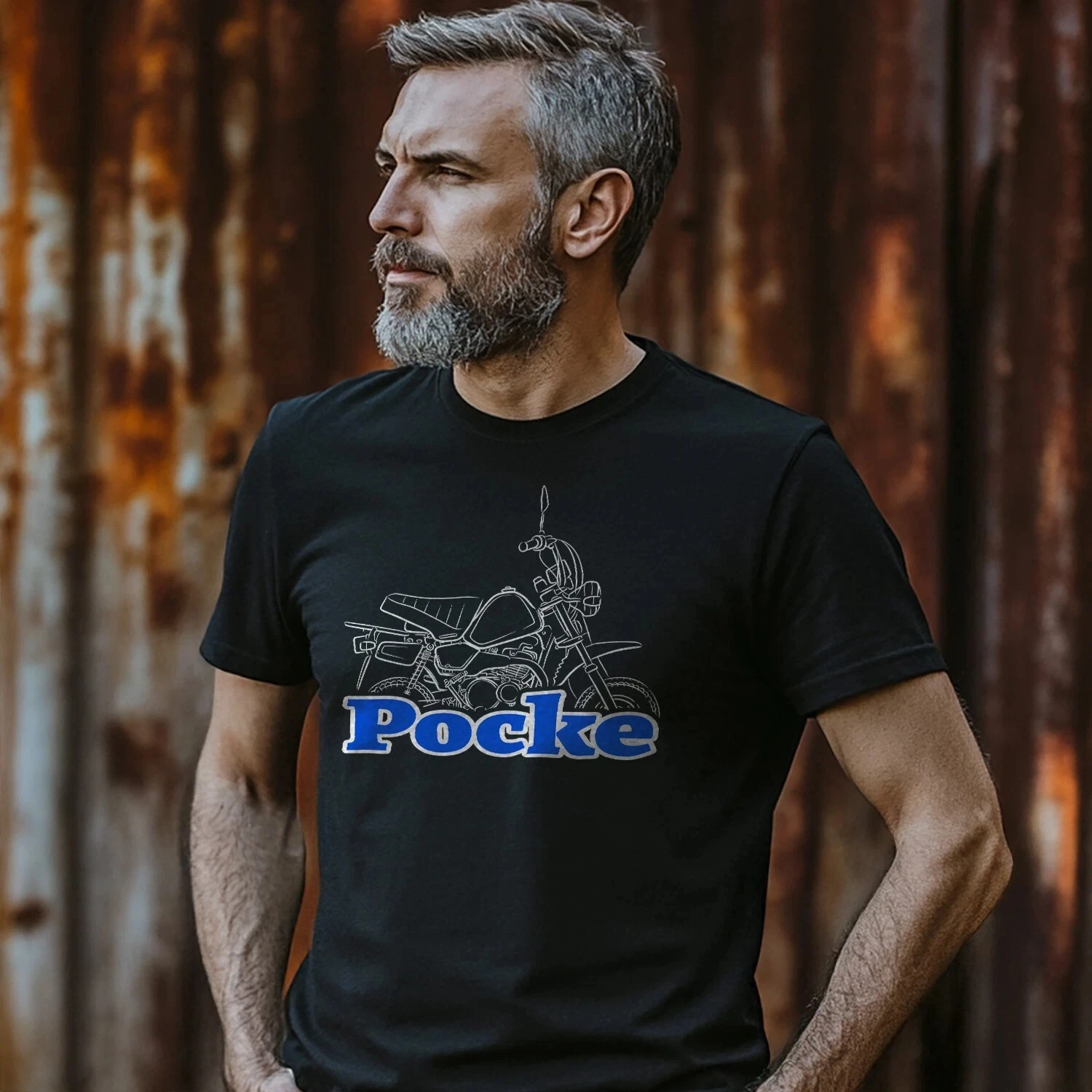 

2025 New Classic Cotton Crew Neck Short Sleeve High Street Men's and Women's QA50 Pocke Fans Motorcycle Riders T-Shirt Top