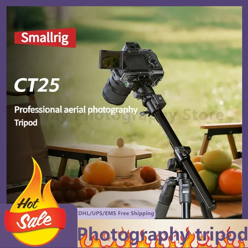 

Smallrig Ct25 Professional Overhead Camera Tripod Aluminum Alloy Convertible To Monopod with 1/4-20 or 3/8-16 Threaded Holes
