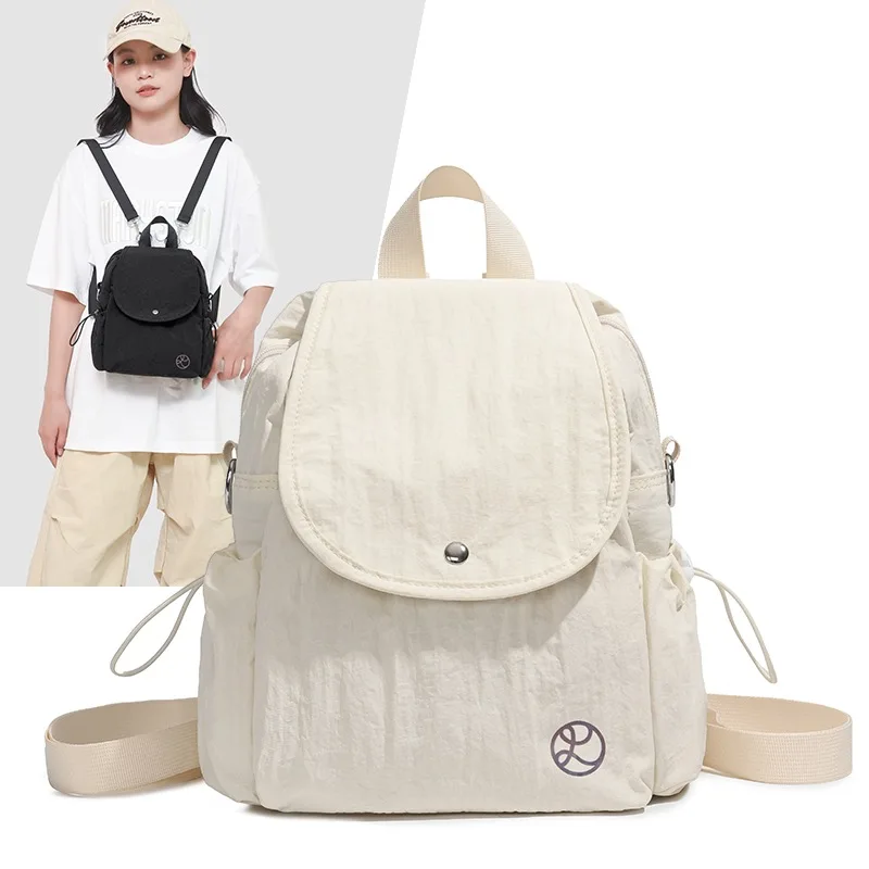 

Casual Nylon Women's Small Backpack Lightweight Water-Resistant Summer Travel Bag Crossbody Pack Outdoor Playings and Excursions