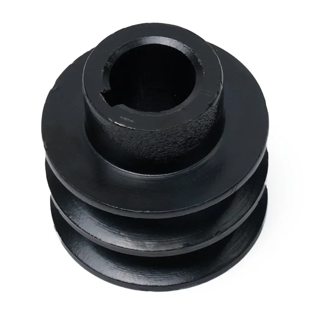 Double V Belt Pulley Garden Tools Parts Replacement Spare Parts 7HP Engine Black Bore For 168F For 20mm For Honda