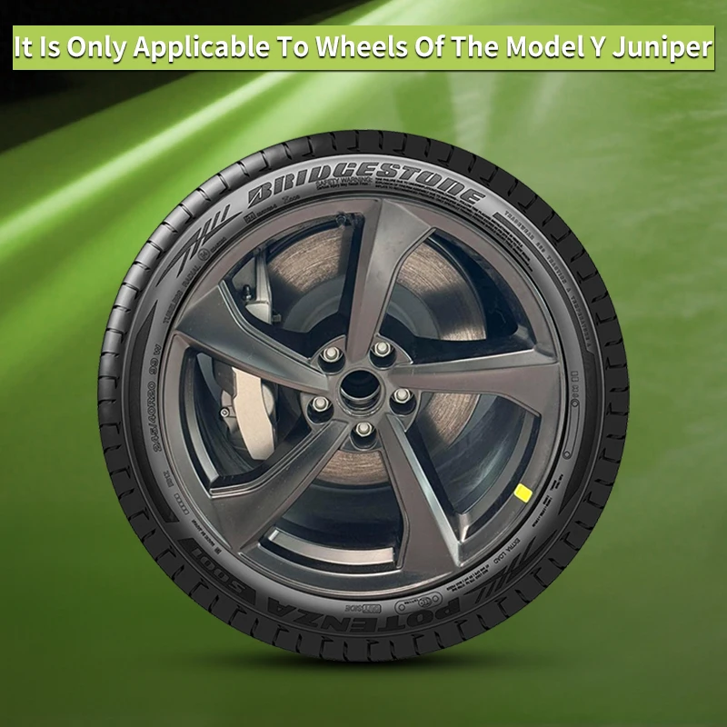 2025-2026년형 New Model Y Juniper용 19인치 터빈 스타일 허브캡 4개 세트, 테슬라 림 커버 액세서리, 자동차 휠 캡. 썸네일 3