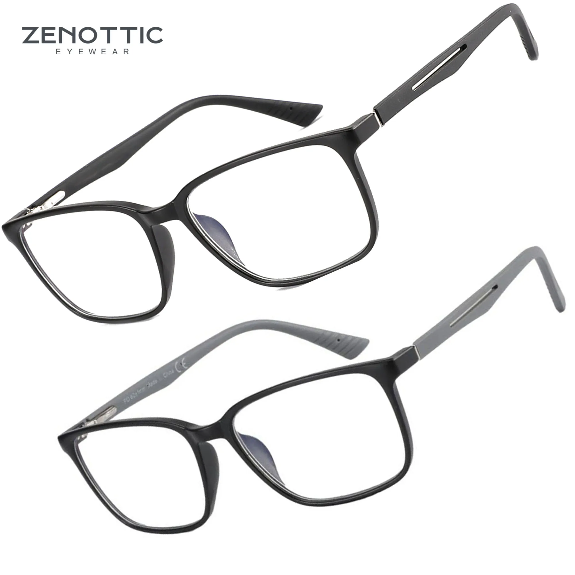 

BLUEMOKY Anti Blue Light Glasses for Men，Sport Square Frame , Anti Glare Computer Glasses