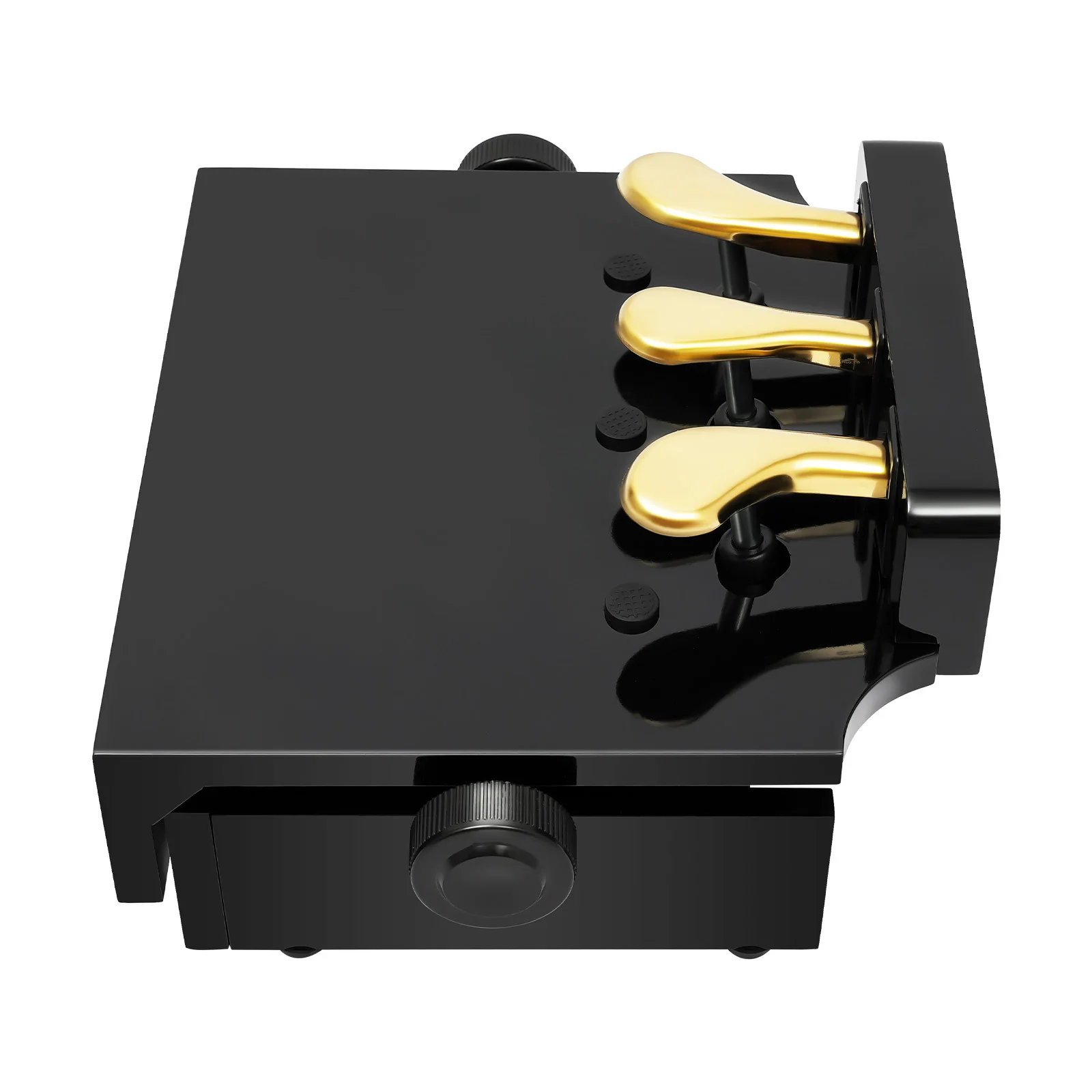 Children's Piano-assisted Pedal Square Adjustable Height Black Strong Stability Premium Material Strong Bearing Capacity