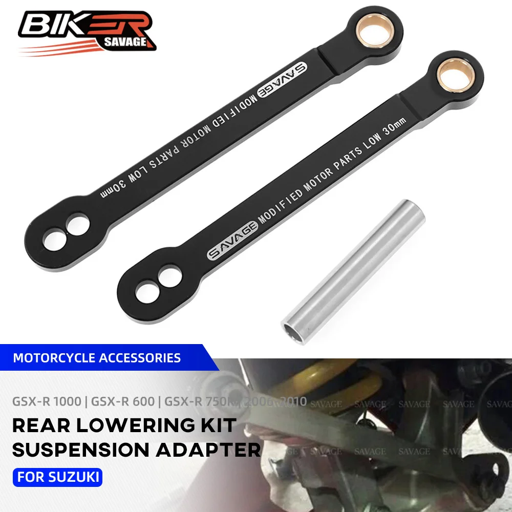 

Motorcycle Rear Suspension Lowering Parts Links Kit For SUZUKI GSX-R 600 GSXR750 2006-2010 GSX R 1000 2007-2008 Moto Accessories