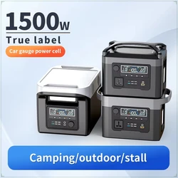 1500w portable power station solar  AC 110V/220V generator Electric Machine Lifepo4 Battery Pure Sine Wave For Outdoor Camping