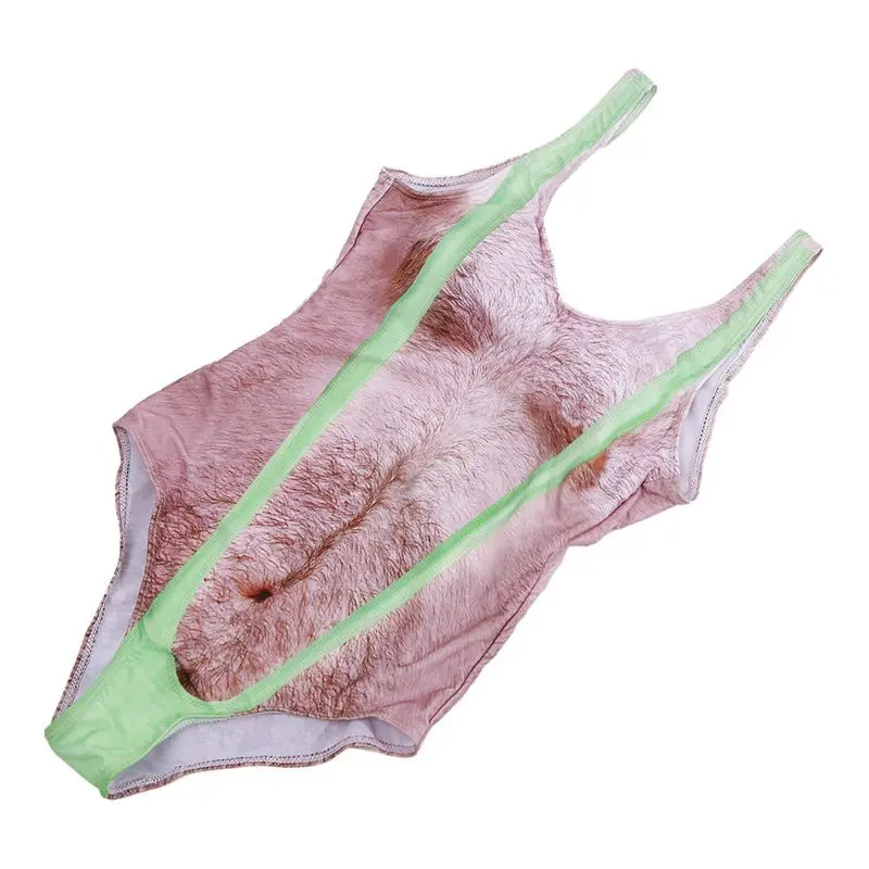 

Комплект ABME: бюстгальтер и трусики, забавный купальник, имитация меха, цельный купальник, женское бикини телесного цвета, летний, размер XXL