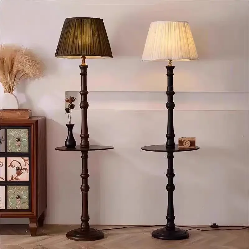 Nordic Modern Bedside Lamp Eye Protection Living Room Art Design Simple Vertical Floor Lamp Retro Style for Cozy Spaces