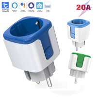 CozyLife 20A Flip-top programmable smart plug timer, EU WiFi socket, energy-saving schedule countdown function, air conditioner