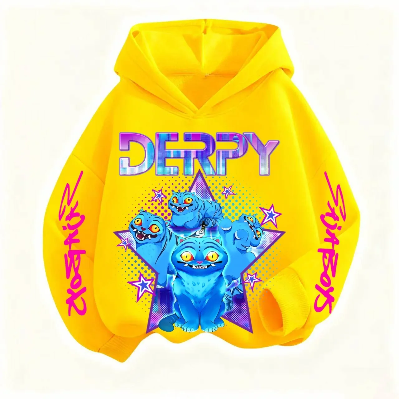 جديد لعام 2026 سترة بغطاء للرأس على طراز الموضة للأطفال Kpop شيطان الصيادين سترة أطفال لطيفة على شكل نمر هاراجوكو للأولاد والبنات للجنسين #2