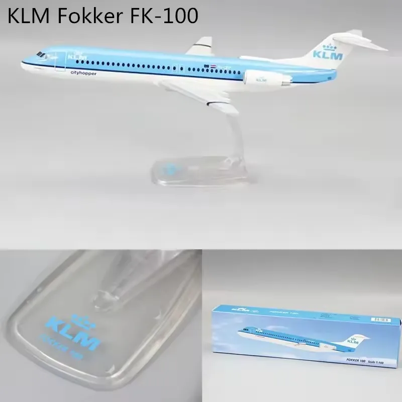 1/100 Scale E-195 TAP's PORTUGAL Air /KLM FK-100/SMARTLYNX /PLAY Airline Aircraft Assembly Plane Model Airplanes Toy Collection