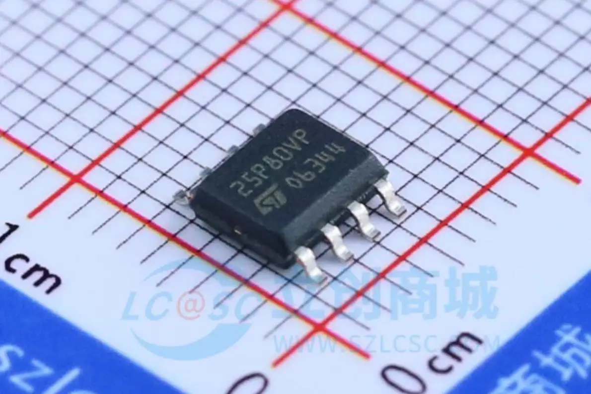 10PCS Imported original M25P80-VMN6TP M25P80 package SOP-8 serial flash embedded memory