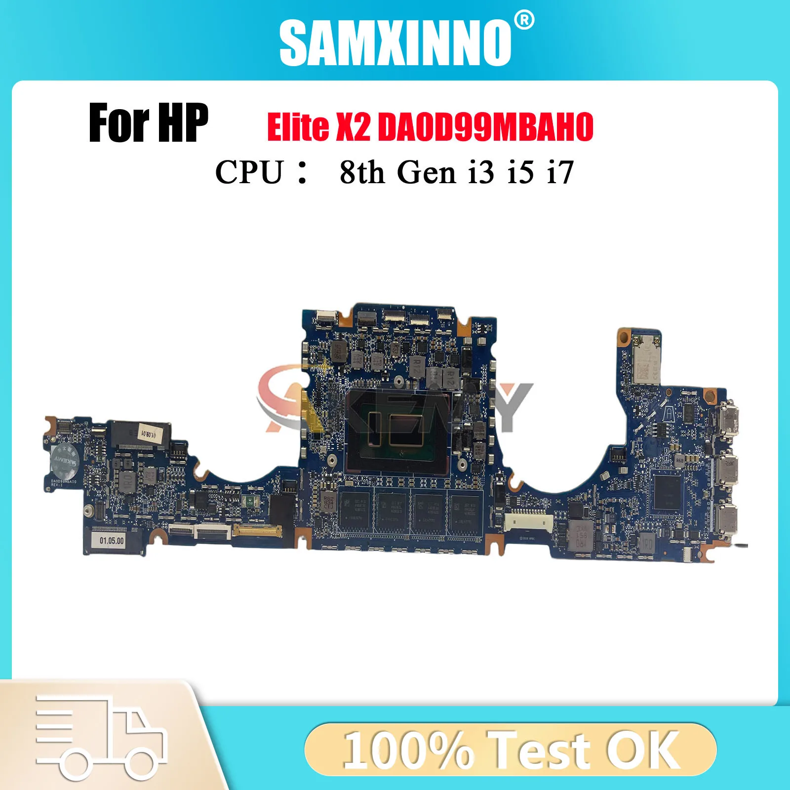 

DA0D99MBAH0 Материнская плата для ноутбука HP Elite X2 1013 G3 с процессором i5 i7 16 ГБ ОЗУ 100% полностью протестирована