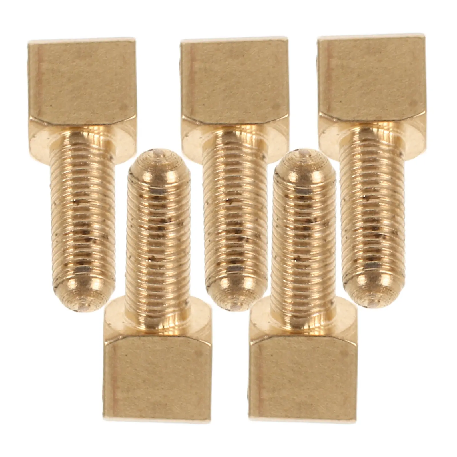 5Pcs Heavy Duty Metal Bow String Adjustment Screw for Violin Viola Cello Frog Tension Control Smooth Performance Bow Repair