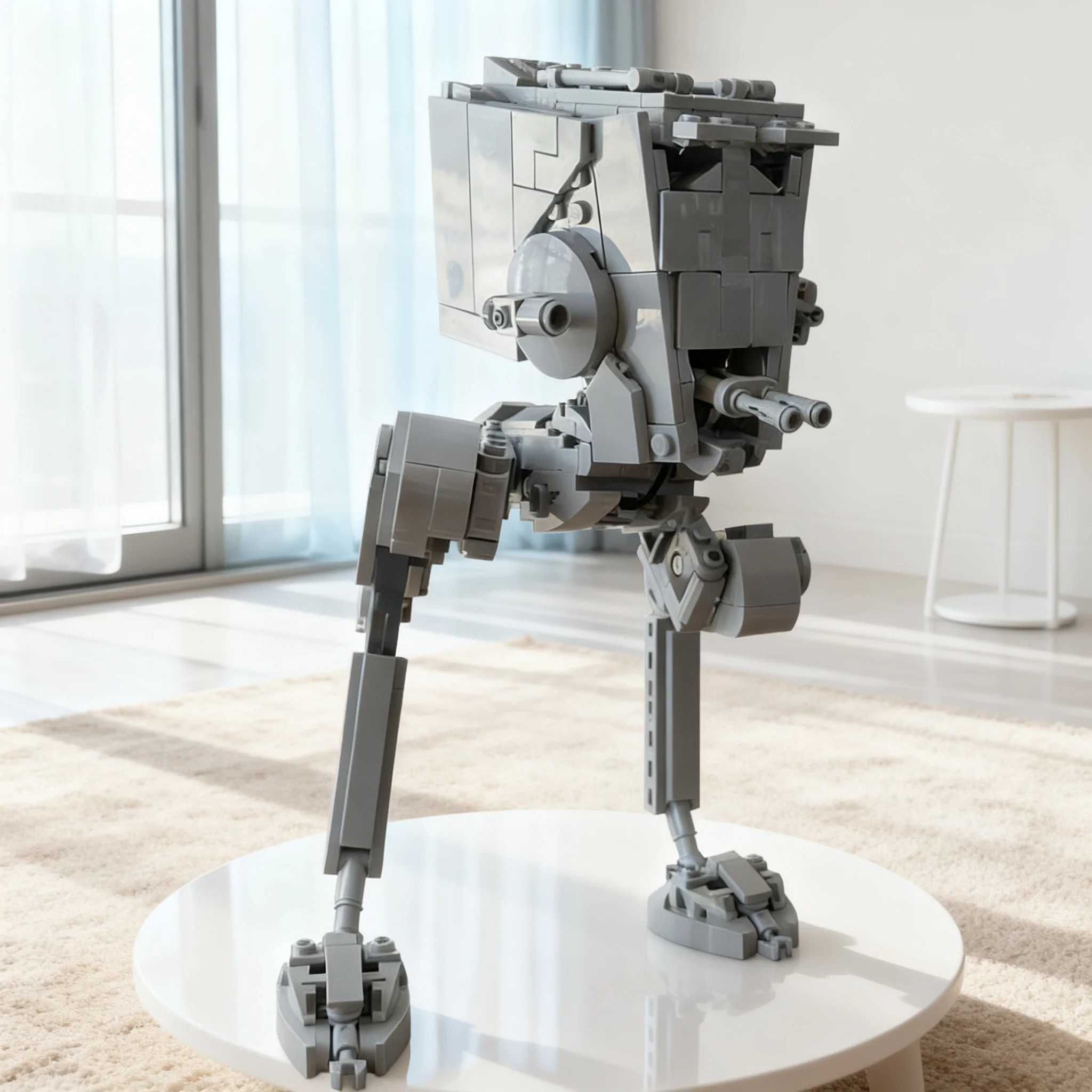 471-teiliges MOC Star Battle AT-ST Modell Bausteine Konstruktionsspielzeug Weihnachtsgeschenk Kreatives Lernspielzeug Geburtstags-Bausteine