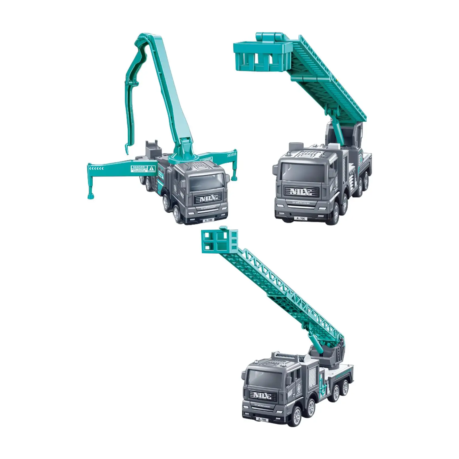 Giocattolo educativo del camion di ingegneria dei bambini del giocattolo del ragazzo del camion della costruzione portatile