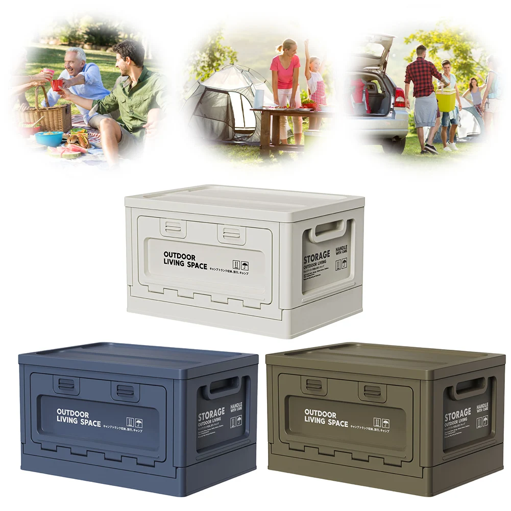صندوق تخزين للتخييم سعة 27 لتر، لوح تقطيع خارجي بسعة كبيرة، صندوق تخزين للسفر خفيف الوزن للسياح في الهواء الطلق