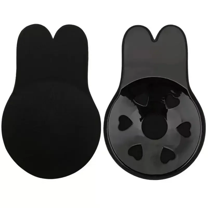 Adesivi per il sollevamento del seno delle donne reggiseni Push Up Silicone petto invisibile senza spalline seno coniglio sollevare nastro