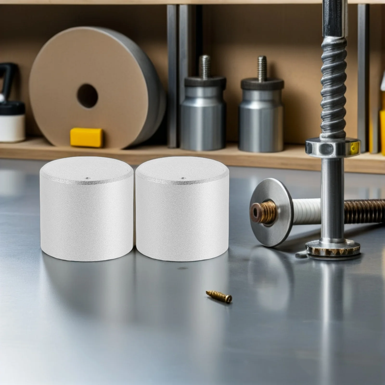 

2Pcs 6mm Aluminum Guitar Control Knobs Precision Adjustment Dome Design for Electric Bass Tone Volume Durable Dome Control Knobs